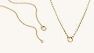 Rolo Chain Charm Necklace (Image via Mejuri)